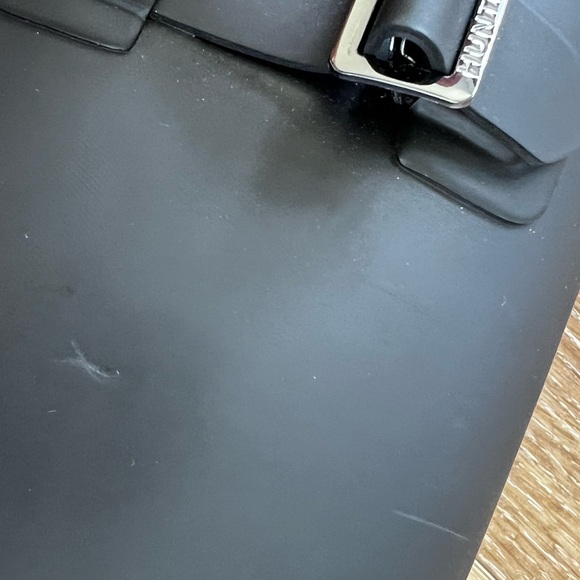 Hunter Original Refined Black Matte Tall Rain Boots Waterproof NEW - Picture 7 of 7